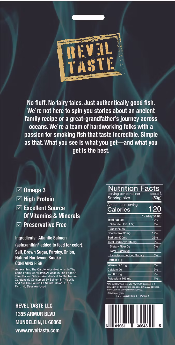 Hot Smoked Salmon Fillet Parsley & Onion - Image 2